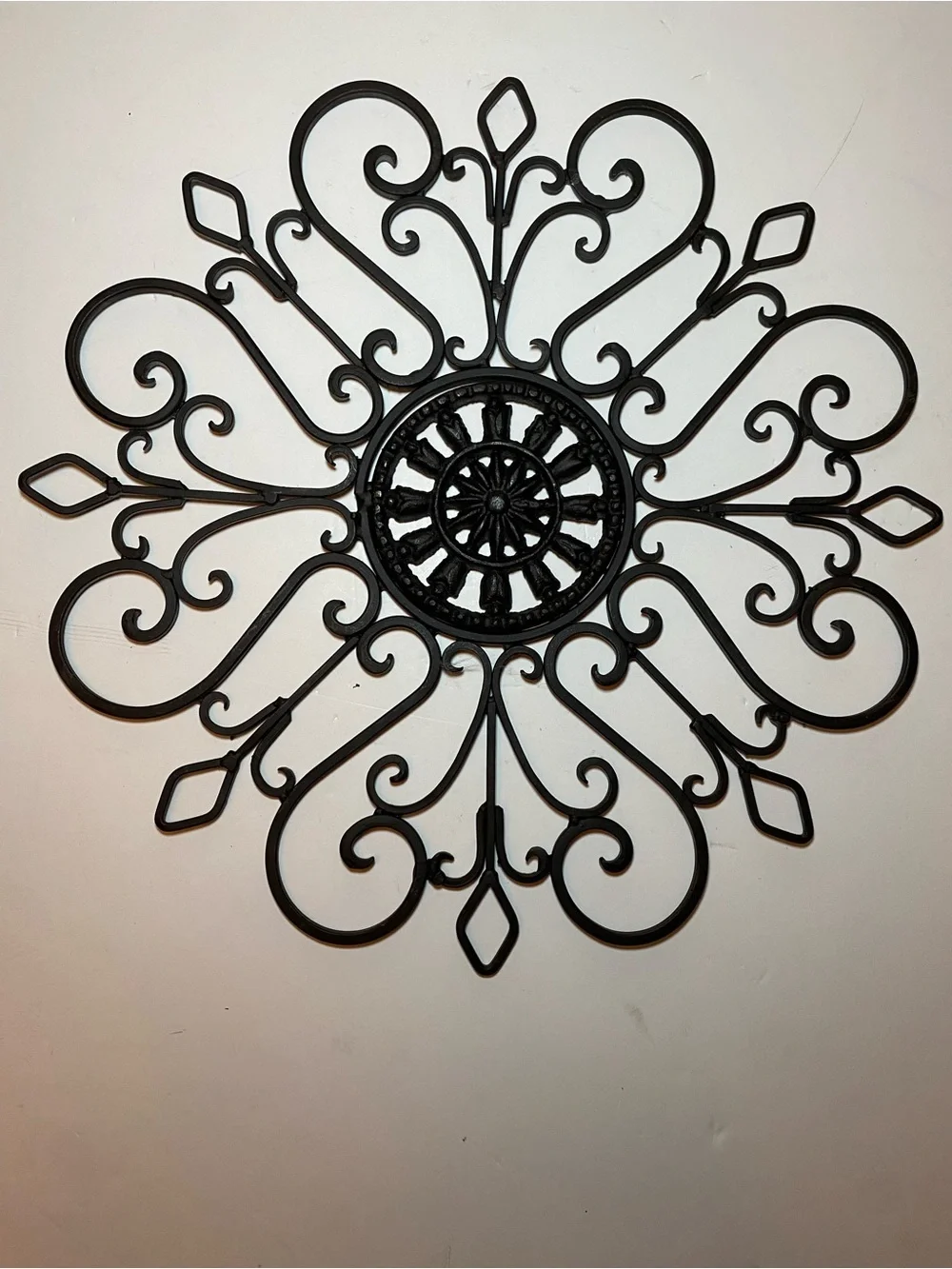 Traditional Iron Scroll Wall Decor- Elegant Scroll Design